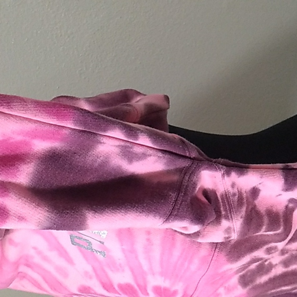 VICTORIA SECRET PINK Shine Tie-Dye Crew Neck Sweatshirt- Size M - Picture 14 of 14